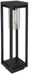 Globo Wegeleuchte Candela, Klar, Schwarz, Metall, Kunststoff, 15x50x15 cm, Lampen &
