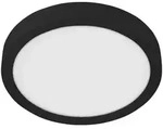 Eglo Badezimmer-Deckenleuchte Fueva 5, Schwarz, Wei&szlig;, Metall, Kunststoff, rund,rund,