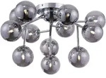 Maytoni Deckenleuchte, Chrom, Metall, Glas, 17.5 cm, CE, gleichm&auml;&szlig;ige