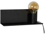 Lucide Wandleuchte Sebo, Schwarz, Metall, rechteckig,rechteckig, 12.5x13x37 cm,...
