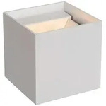 Lucide Led-Wandleuchte Xio, Wei&szlig;, Metall, quadratisch,quadratisch, F,...