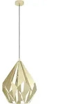 Eglo H&auml;ngeleuchte Carlton, Gold, Metall, 150 cm, Lampen & Leuchten,