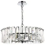 Maytoni Pendelleuchte, Chrom, Metall, Glas, 23.8 cm, CE, h&ouml;henverstellbar, beliebig