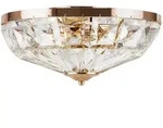 Maytoni Deckenleuchte, Gold, Metall, Glas, 19.2 cm, CE, gleichm&auml;&szlig;ige