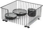 bremermann Schrank-Korbauszug, Schwarz, Metall, 50x23x50.5 cm, K&uuml;chenzubeh&ouml;r