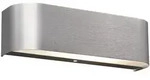 Trio Leuchten Led-Wandleuchte Adriano, Wei&szlig;, Alu, Metall, Glas, 30x6 cm, Lampen &