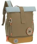 L&auml;ssig Kinderrucksack Rolltop, Olivgr&uuml;n, Textil, 11x32.5x23 cm, F&uuml;ttern,