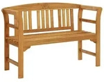 vidaXL Gartenbank, Braun, Holz, 46x82x114 cm, Gartenm&ouml;bel, Gartenb&auml;nke