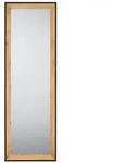 Boxxx Wandspiegel, Schwarz, Eiche Artisan, Glas, rechteckig, 50x150x2.7 cm,...
