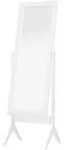 Homcom Standspiegel, Wei&szlig;, Glas, 46x148x47 cm, Spiegel, Standspiegel