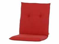 Siena Garden Sesselauflage, Rot, Textil, Uni, Füllung: Schaumstoff, 48x6x100 cm,