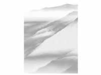 Fototapete, Grau, Weiß, Abstraktes, 200x280 cm, Tapeten Shop, Fototapeten