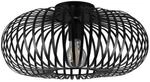 Trio Leuchten Deckenleuchte, Schwarz, Metall, 40x17x40 cm, Lampen & Leuchten,