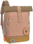 L&auml;ssig Kinderrucksack Rolltop, Hellbraun, Textil, 11x32.5x23 cm, F&uuml;ttern,