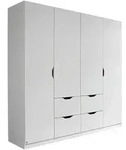 Rauch M&ouml;bel Dreht&uuml;renschrank Rauch Freising, Wei&szlig;, Holzwerkstoff, 2 F&auml;cher, 4