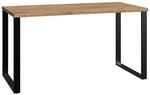Mid.you Jugendschreibtisch Wimex Liverpool, Eiche, Metall, Holzwerkstoff, Kufe,