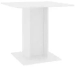 vidaXL Esstisch, Wei&szlig;, Holzwerkstoff, 80x75x80 cm, Esszimmer, Tische, Esstische