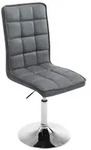 CLP Drehstuhl, Grau, Metall, 43x90x59 cm, Esszimmer, St&uuml;hle, Esszimmerst&uuml;hle,