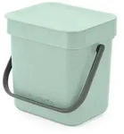 Brabantia Abfalleimer Sort u0026 GO, Jadegr&uuml;n, Kunststoff, 3 L, 18.8x18.1x13.9 cm,
