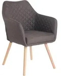 CLP Esszimmerstuhl, Dunkelgrau, Holz, 63x84x61 cm, Esszimmer, St&uuml;hle,