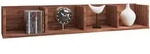 Mid.you Wandregal, Nussbaum, Holzwerkstoff, 97x15x17 cm, K&uuml;chen, K&uuml;chenm&ouml;bel,