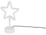 Led-Tischleuchte Star, Wei&szlig;, Kunststoff, Stern,Stern, 18.7x30.5x10 cm, eingebaute