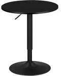 Woltu Bartisch, Schwarz, Holzwerkstoff, Metall, 60x91x60 cm, Esszimmer,...