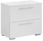 Mid.you Waschbeckenunterschrank Schildmeyer Carlos, Wei&szlig;, Metall, 60.2x59.1x35...