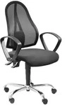 Topstar Drehstuhl, Schwarz, Kunststoff, Drehkreuz, 48x103-111x48 cm, Made in...