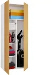 Mid.you Mehrzweckschrank Vandol, Wei&szlig;, Buche, Holzwerkstoff, 4 F&auml;cher, 70x178x39
