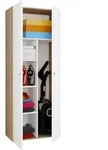 Mid.you Mehrzweckschrank Vandol, Wei&szlig;, Eiche, Sonoma Eiche, Holzwerkstoff, 4