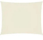 vidaXL Sonnensegel, Creme, Textil, 400x400 cm, Sonnenschutz & Sichtschutz,