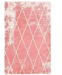 Tom Tailor Vintage-Teppich Fine Line, Rosa, Textil, Raute, rechteckig, 155x230...