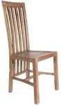 Mid.you Stuhl, Natur, Holz, Teakholz, massiv, 46x104x45 cm, Esszimmer, St&uuml;hle,