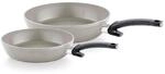 Fissler Pfannenset Ceratal Comfort, Grau, Metall, 2-teilig, antihaftbeschichtet,