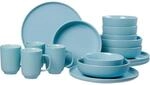 Ritzenhoff Breker Kombiservice Jasper, Blaugrau, Keramik, 16-teilig, 320 ml, 39x34x41