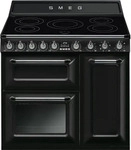 SMEG HERD Schwarz 90x90x60 cm, Energieeffizienzklasse: B (D-A+++)