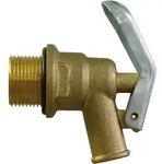 Graf Messing-Auslaufhahn, Natur, Metall, 7x3.5x7.5 cm, Gartenzubeh&ouml;r, Gartenpflege,