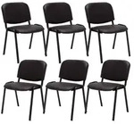 CLP Besucherstuhl, Braun, Metall, 53x83x53 cm, Arbeitszimmer, Besucherst&uuml;hle