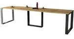 Endo-Moebel Esstisch, Eiche Wotan, Holzwerkstoff, Rechteckig,Rechteckig, 85x76x130