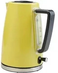 Wasserkocher, Gelb, Metall, Kunststoff, 1,7 L, 20x18x24 cm, automatische Abschaltung,