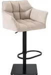 CLP Barhocker, Creme, Metall, 64x88x45 cm, Esszimmer, Barm&ouml;bel, Barhocker