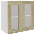 vidaXL K&uuml;chenoberschrank, Sonoma Eiche, Holz, Strukturbuche, Rechteckig, 60x60x31