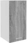 vidaXL K&uuml;chenoberschrank, Silbereichen, Holz, Strukturbuche, Rechteckig, 29.5x61x31
