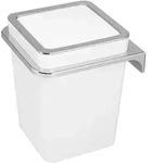 bremermann Kosmetikeimer, Wei&szlig;, Kunststoff, 20.5x24.5x21.5 cm, Badaccessoires,