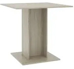 vidaXL Esstisch, Sonoma Eiche, Holz, Strukturbuche, Quadratisch,Quadratisch, 80x75x80