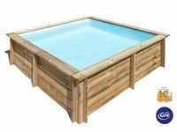 Gre Pool-Set 2024, Kiefer, Holz, Kiefer, 225x68x225 cm, Freizeit, Pools und