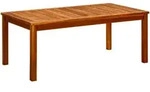 vidaXL Couchtisch, Braun, Holz, rechteckig, 60x45x110 cm, Loungem&ouml;bel, Loungetische