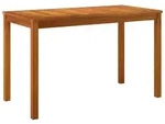 vidaXL Gartentisch, Braun, Holz, 110x67x55 cm, Gartenm&ouml;bel, Gartentische,