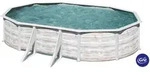 Gre Pool-Set 2024, Wei&szlig;, Metall, 300x120x500 cm, Freizeit, Pools und Wasserspa&szlig;,